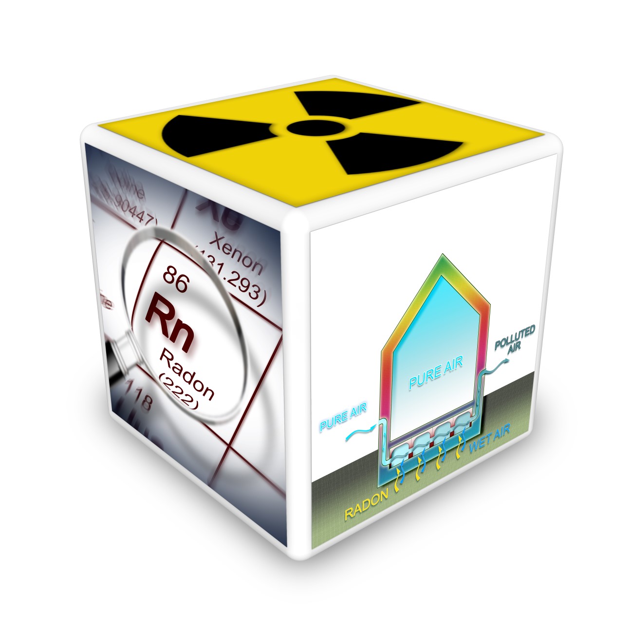 Radon, element 86, is a radioactive gas known to cause serious health risks